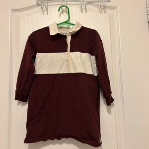 Old Navy Rugby-Style Long Sleeve Dress